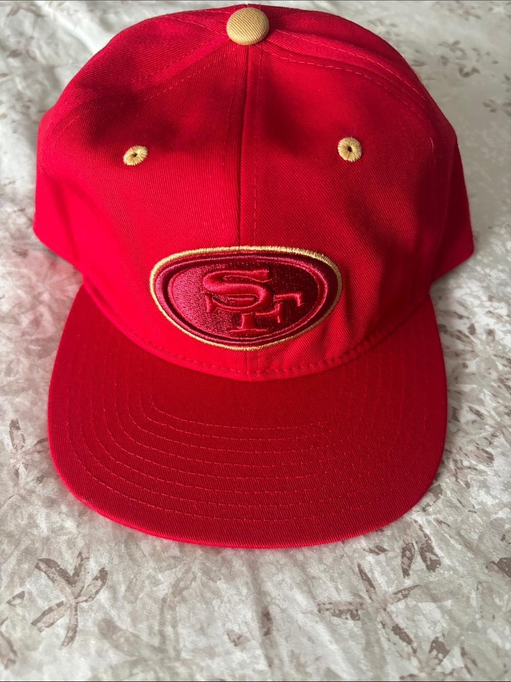 Youth - San Francisco 49ers Red and Gold Baseball Cap